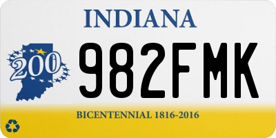 IN license plate 982FMK