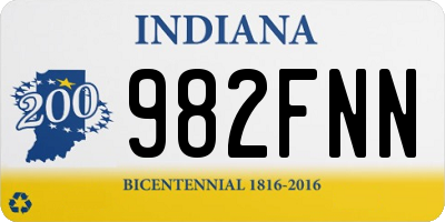 IN license plate 982FNN