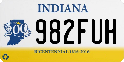IN license plate 982FUH
