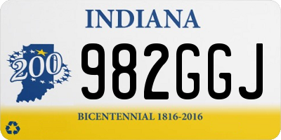 IN license plate 982GGJ