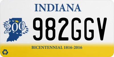 IN license plate 982GGV