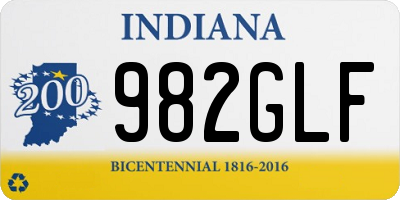 IN license plate 982GLF