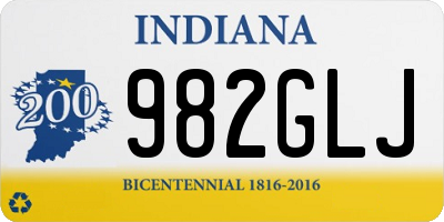 IN license plate 982GLJ