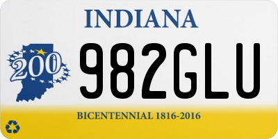 IN license plate 982GLU