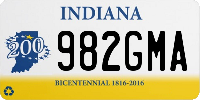 IN license plate 982GMA
