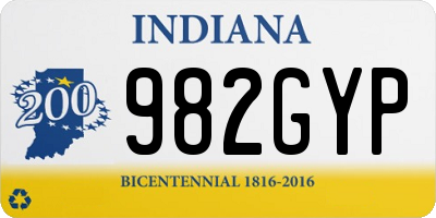 IN license plate 982GYP