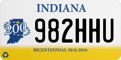 IN license plate 982HHU