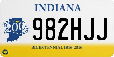 IN license plate 982HJJ