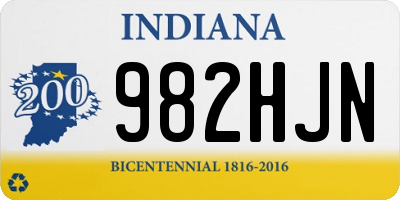 IN license plate 982HJN