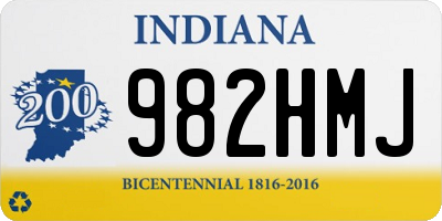 IN license plate 982HMJ