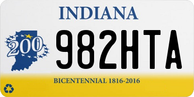 IN license plate 982HTA