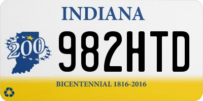 IN license plate 982HTD