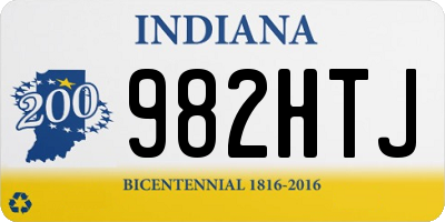 IN license plate 982HTJ