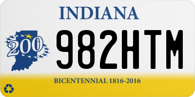 IN license plate 982HTM