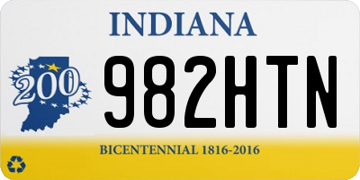 IN license plate 982HTN