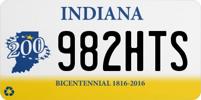 IN license plate 982HTS