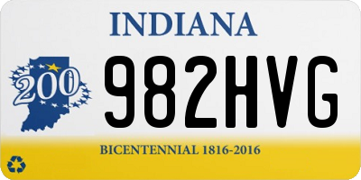 IN license plate 982HVG