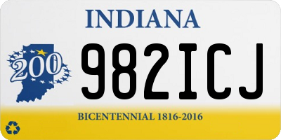 IN license plate 982ICJ