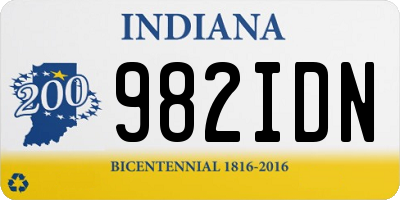 IN license plate 982IDN