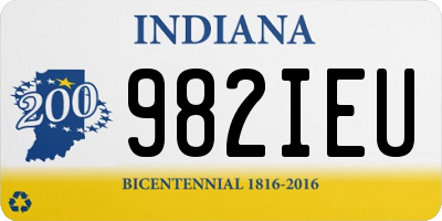 IN license plate 982IEU