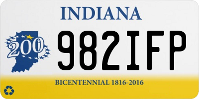 IN license plate 982IFP