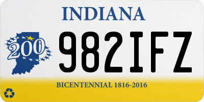 IN license plate 982IFZ