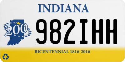 IN license plate 982IHH