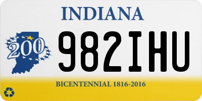 IN license plate 982IHU