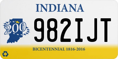 IN license plate 982IJT