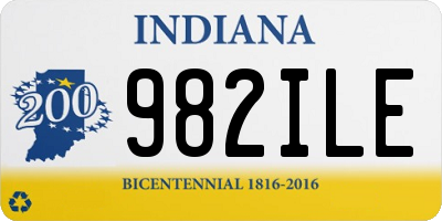 IN license plate 982ILE