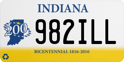 IN license plate 982ILL