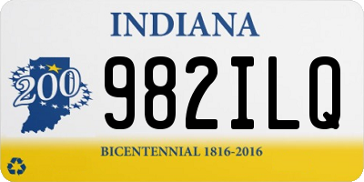 IN license plate 982ILQ