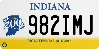 IN license plate 982IMJ