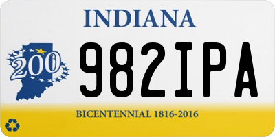 IN license plate 982IPA