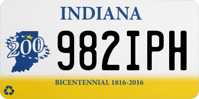 IN license plate 982IPH
