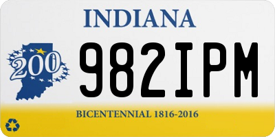 IN license plate 982IPM