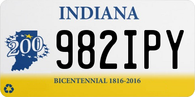 IN license plate 982IPY