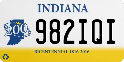 IN license plate 982IQI