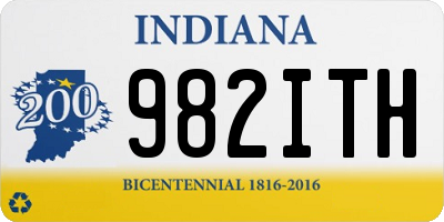IN license plate 982ITH