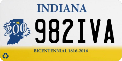 IN license plate 982IVA
