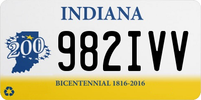 IN license plate 982IVV