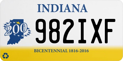 IN license plate 982IXF