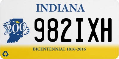 IN license plate 982IXH