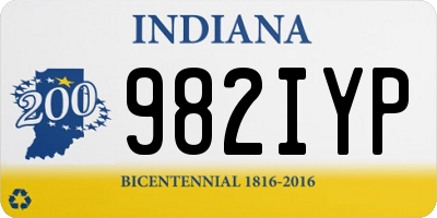 IN license plate 982IYP