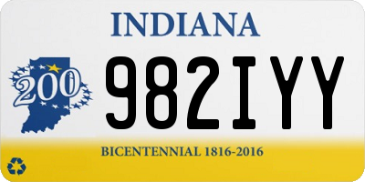 IN license plate 982IYY