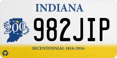 IN license plate 982JIP