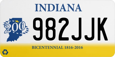 IN license plate 982JJK