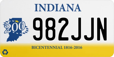 IN license plate 982JJN