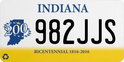 IN license plate 982JJS