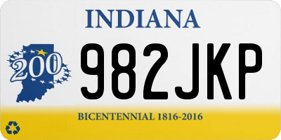 IN license plate 982JKP
